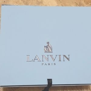 Lanvin Paris leather fishnet Sandal